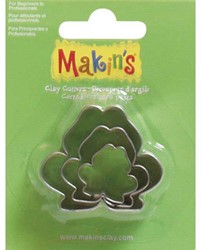 Makin's Clay Ausstechform Frosch, 3-teilig