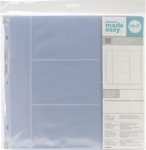 We R Memory Keepers Ring Photo Sleeves 5 vakken