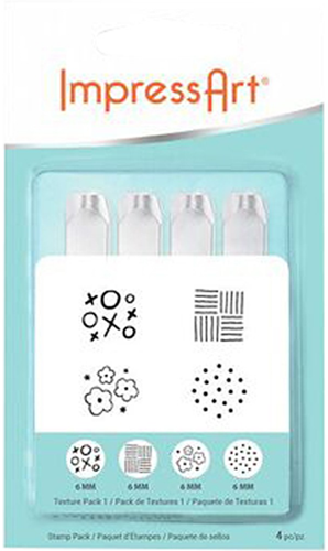 Impress Art Embossing Stempels Grafisch Patroon I-3