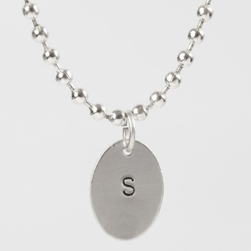 Impress Art Metalen Label Hart-3