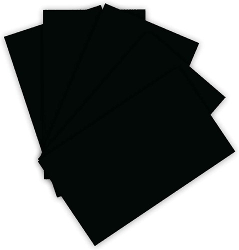 Folia Tekenpapier 50X70 cm 130 gr 10 Vel Zwart