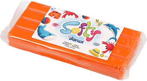 CC Softy Boetseerklei Plasticine 500 gr Oranje