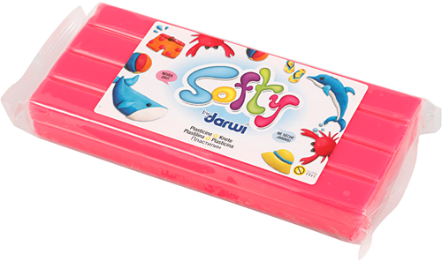 CC Softy Boetseerklei Plasticine 500 gr Roze