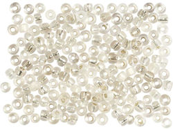 KnorrPrandell Gütermann Perline Rocailles | Confezione 17g | Colore Argento | 2,5 Mm Per Creazioni - 2