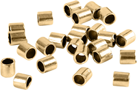 CC Knijpkralen Tube 2x2mm Goud 80 stuks-3