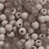 CC Plastic Kralen 6 mm Lichtgrijs 150 stuks