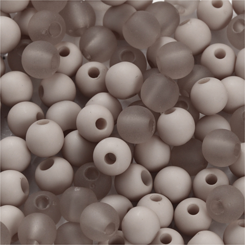 CC Plastic Kralen 6 mm Lichtgrijs 150 stuks