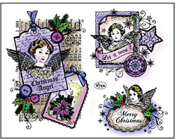 Viva Decor Silikonstempel Weihnachtsengel 14x18 cm