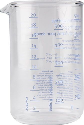 CC Zeep Smeltpan van glas 500 ml