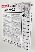 Uni-Ball Pin Anfängerkoffer Manga-Zeichnung-3