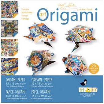 Fridolin Art Origami 15x15 cm 20 vel Schildpadden