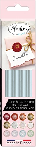 Aladine Zegel Wax Sticks Set 4 stuks Lucht Blauw