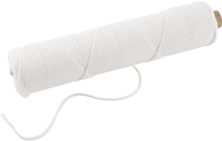 CC Wick for Dipped and Moulded Candles, Suitable for dipped candles (dia. 22–30 mm) and moulded candles (dia. 60–80 mm) , 100 g, 50 m/1 roll