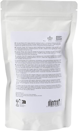 CC Sojawachs für Kerzen in Gläsern 250gr Creme-2
