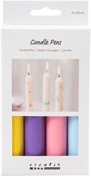 CC Candlesticks Set 4x30 ml Pastellfarben