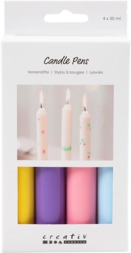 CC Kaarsenstiften Set 4x30 ml Pastelkleuren