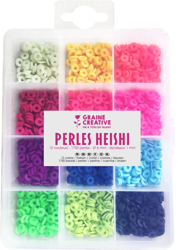 GC Heishi Kralen 6 mm Neon 1750 stuks