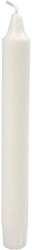 CC Taper Candles, white, H: 20 cm, Dia. 23 mm, 1 piece