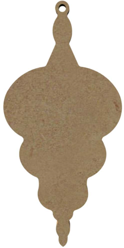 Gomille MDF Figuur Kerstvorm 1 10 cm