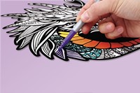 GC Velvet Coloring Page 30x30 cm - Dragon-3