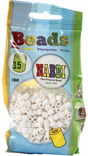 Nabbi Strijkkralen Wit 1100 stuks-2