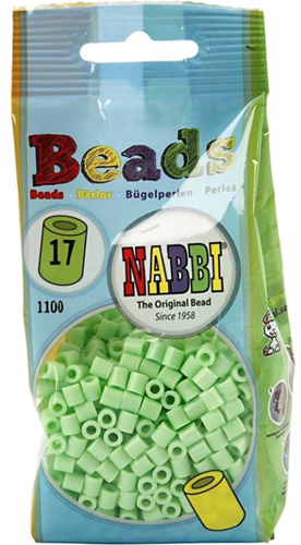 Nabbi Strijkkralen Lichtgroen 1100 stuks-2