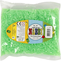 Nabbi Strijkkralen Neon Groen 6000 stuks-2