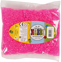 Nabbi Strijkkralen Neon Roze 6000 stuks-2