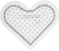 Nabbi Onderplaat Hart Klein 8 cm