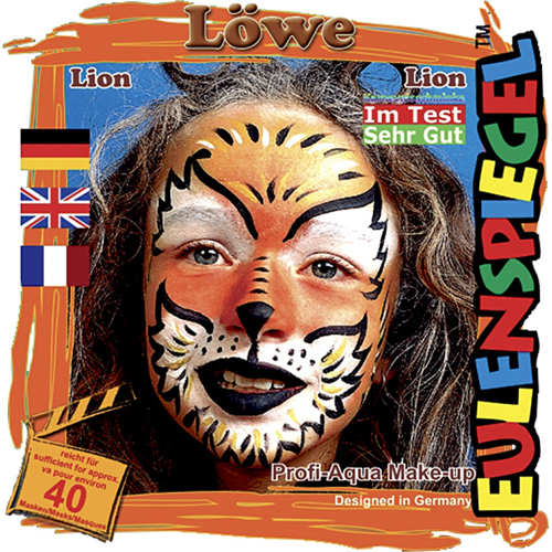 Eulenspiegel Face Paint Motifs Set - Lion-2