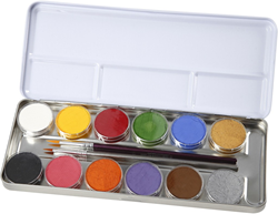Eulenspiegel Gesichtsfarbenpalette 12x3,5 ml
