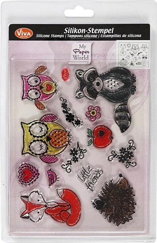 Viva Decor Silikonstempel „Little Friends“
