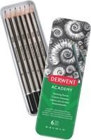 Derwent - Academy Sketching Tin of 6 Pencils-3
