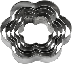 CC Ausstechformen 8 cm Blumen 5 Stück
