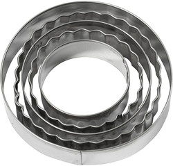 CC Ausstechformen 8 cm Kreise 5 Stück