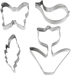 CC Ausstechformen 10 cm Frühling 4 Stück