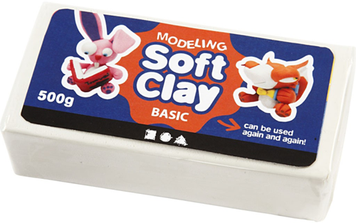 CC Soft Clay 500 gr Wit