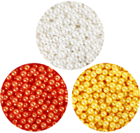 Pearl Clay Oranje, wit, geel-3