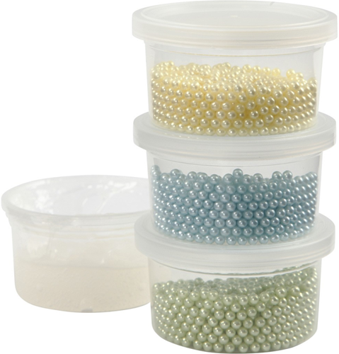 Pearl Clay Hellblau, Gelb, Grün-2
