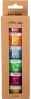 CC Glitter Clay 6x20 ml Basiskleuren