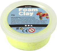 Foam Clay® Glitter Geel 35gr