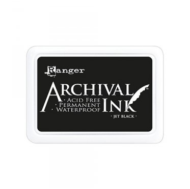 Archiv-Stempelkissen Schwarz