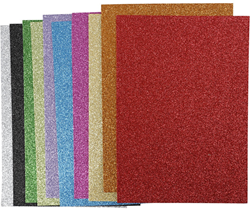 CC EVA Foam Glitter Multigekleurd A4 2mm 10 vel