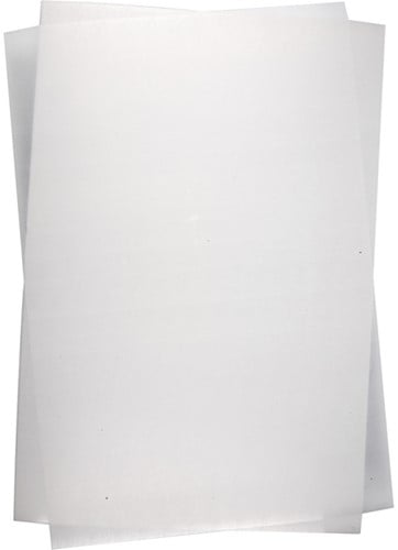 CC Krimpfolie Transparant Mat A4 0,3mm dik 10 vel