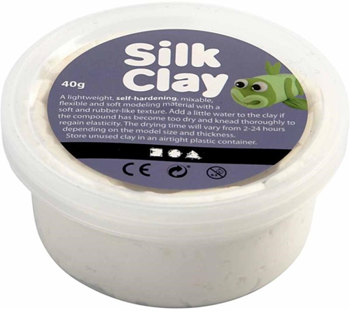 CC Silk Clay®, white, 40 g/ 1 tub