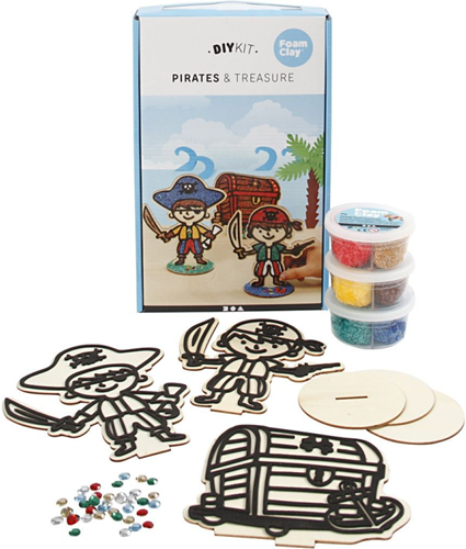 CC Foam Clay DIY Kit Piraten Figuren
