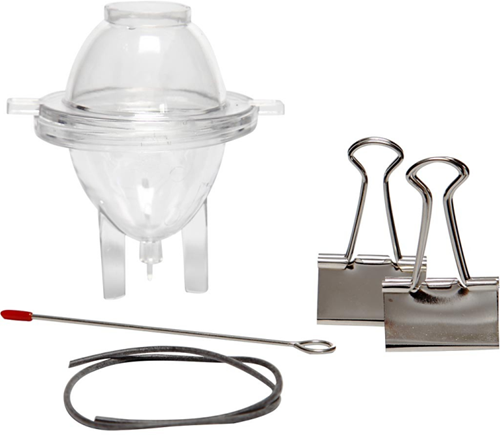 CC Candle Mould, Egg, H: 65 mm, Dia. 47 mm, 1 pc