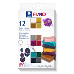 FIMO® Effect Glitter Set 12x25 gr