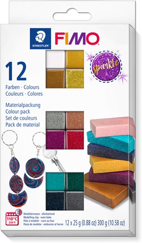 FIMO® Effect Glitter Set 12x25 gr