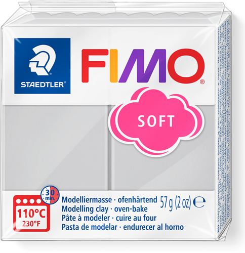 FIMO® Soft 56 gr Dolfijn Grijs